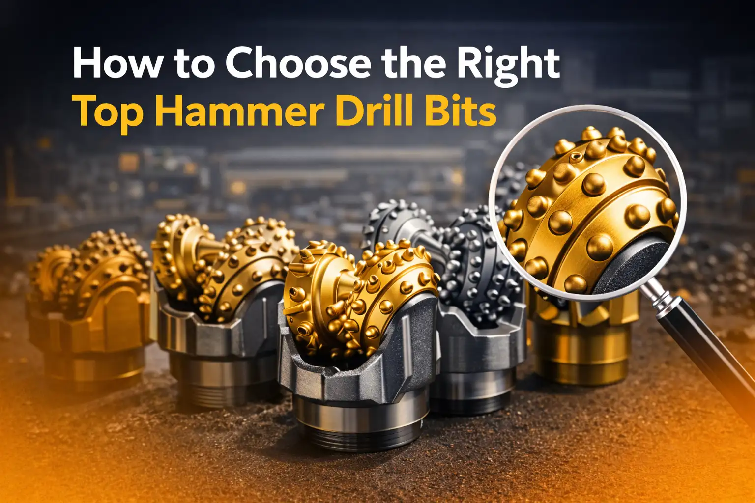 How to Choose the Right Top Hammer Drill Bits
