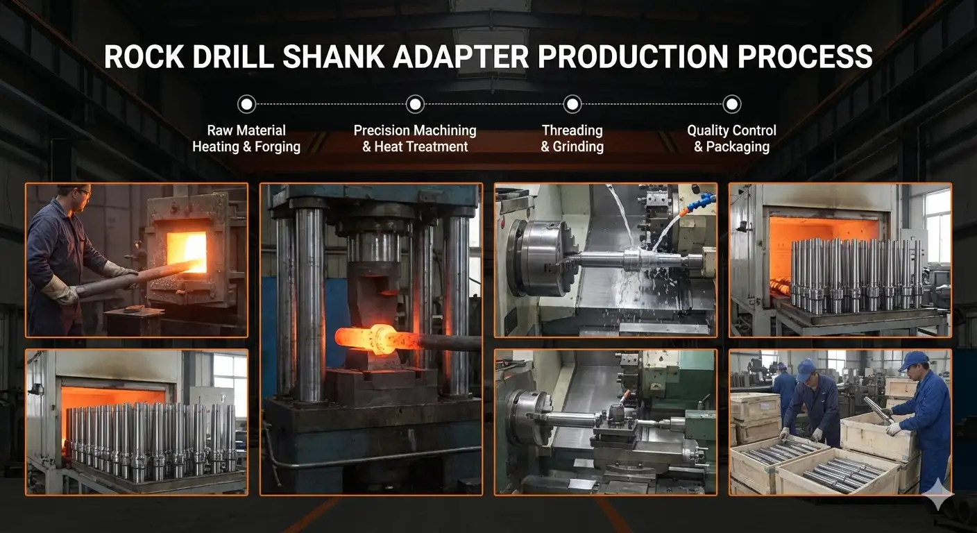Rock Drill Shank Adapter Production Process