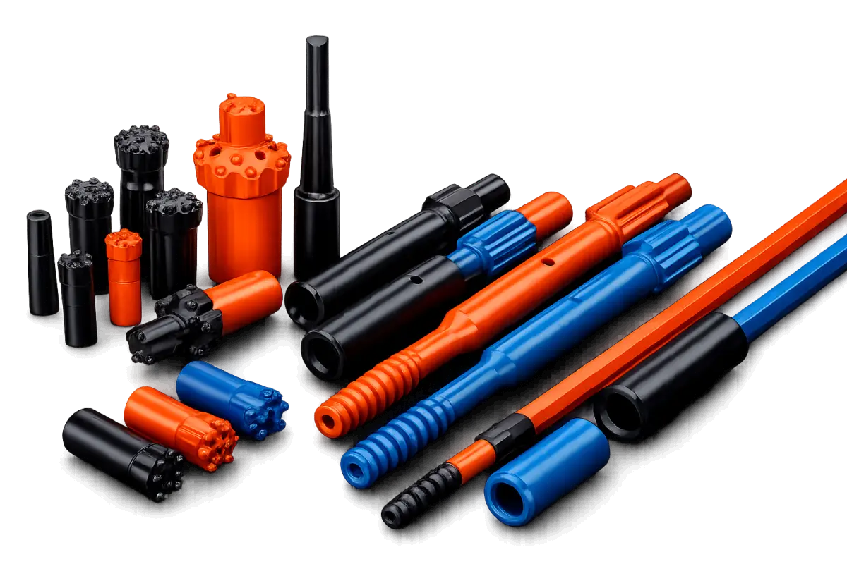 Banner-Top Hammer Rock Drilling Tools