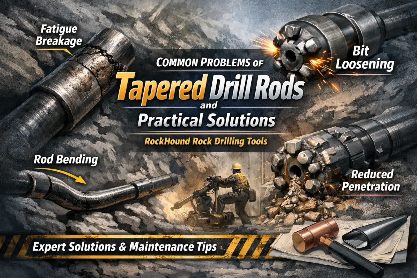 Common Problems of Tapered Drill Rods and Practical Solutions
